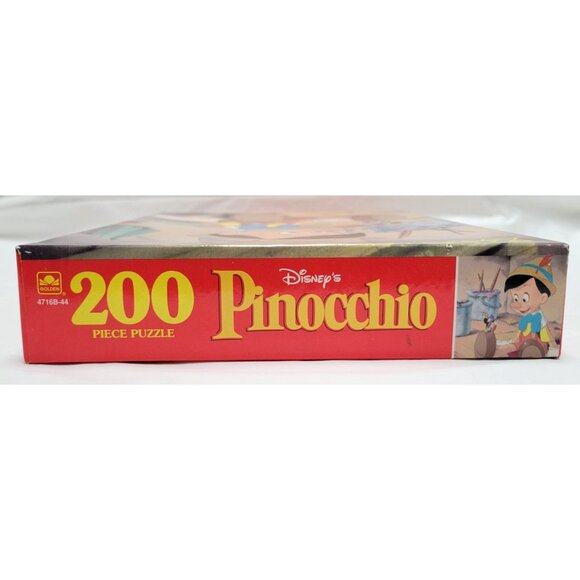 Golden Disney Pinocchio 200 Fully Interlocking Piece Jigsaw Puzzle 14"x18" - Picture 4 of 6